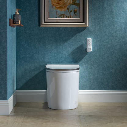 WOODBRIDGE GT091 | Smart Bidet Toilet | Hands-Free Open/Close + Heated Seat | 1000g MaP Flush