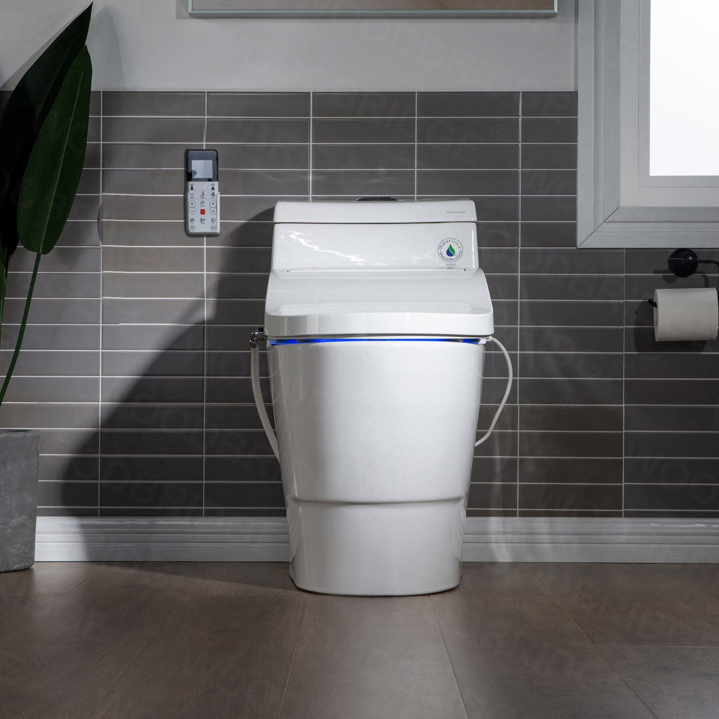 WOODBRIDGE T-0008 | Luxury Smart Bidet Toilet | with Heated Seat, Air Dryer & Temperature-Controlled Wash
