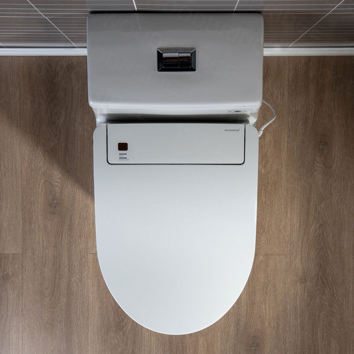 WOODBRIDGE T-0008 | Luxury Smart Bidet Toilet | with Heated Seat, Air Dryer & Temperature-Controlled Wash
