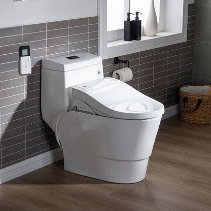 WOODBRIDGE T-0008 | Luxury Smart Bidet Toilet | with Heated Seat, Air Dryer & Temperature-Controlled Wash