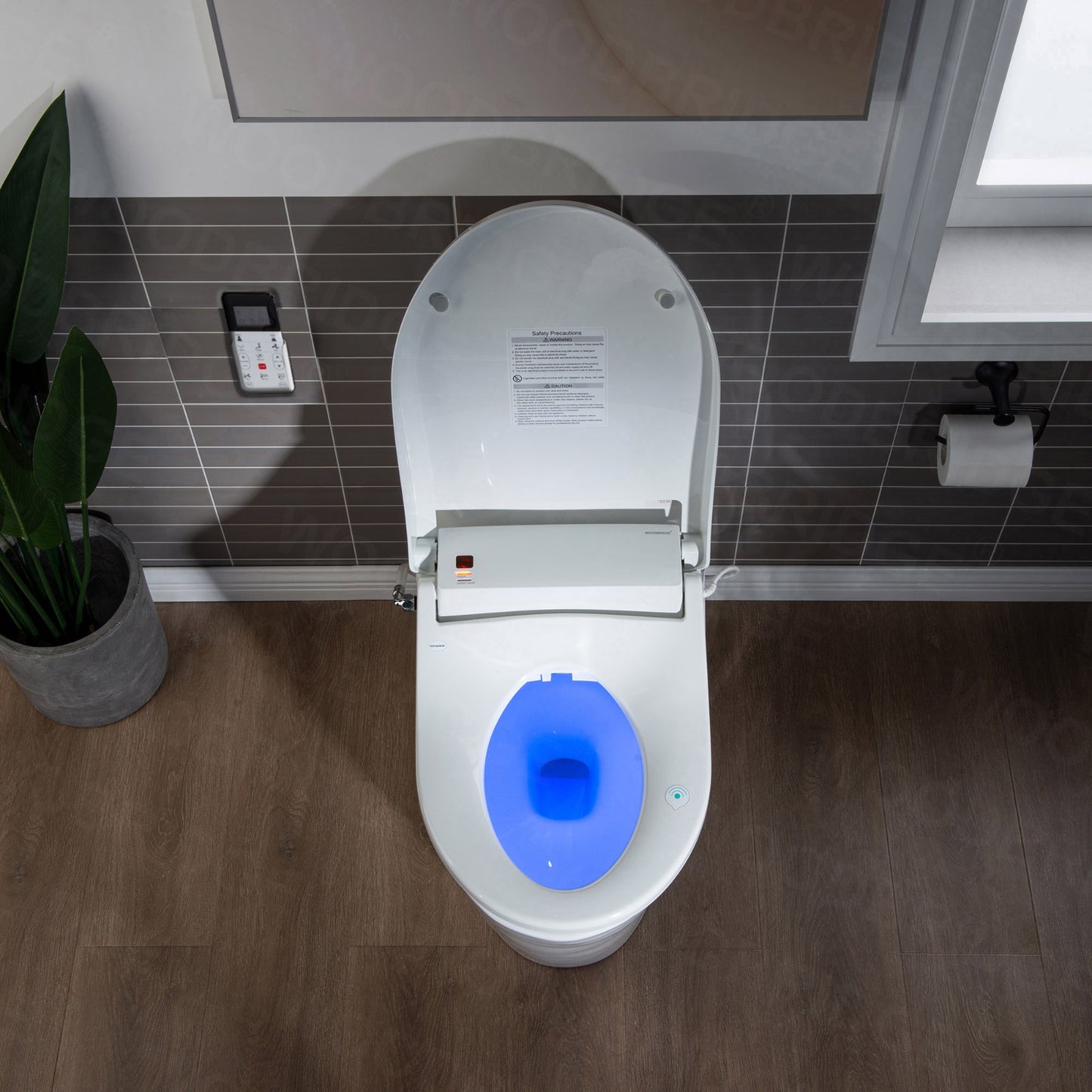 WOODBRIDGE T-0008 | Luxury Smart Bidet Toilet | with Heated Seat, Air Dryer & Temperature-Controlled Wash