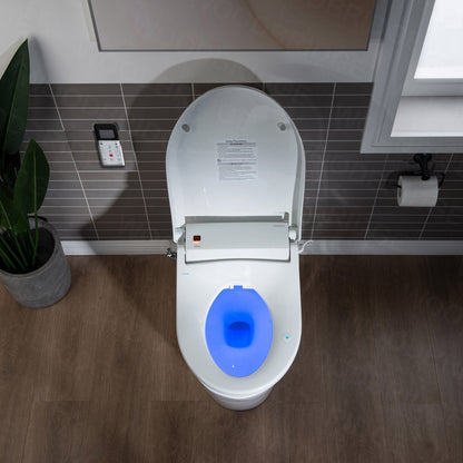 WOODBRIDGE T-0008 | Luxury Smart Bidet Toilet | with Heated Seat, Air Dryer & Temperature-Controlled Wash