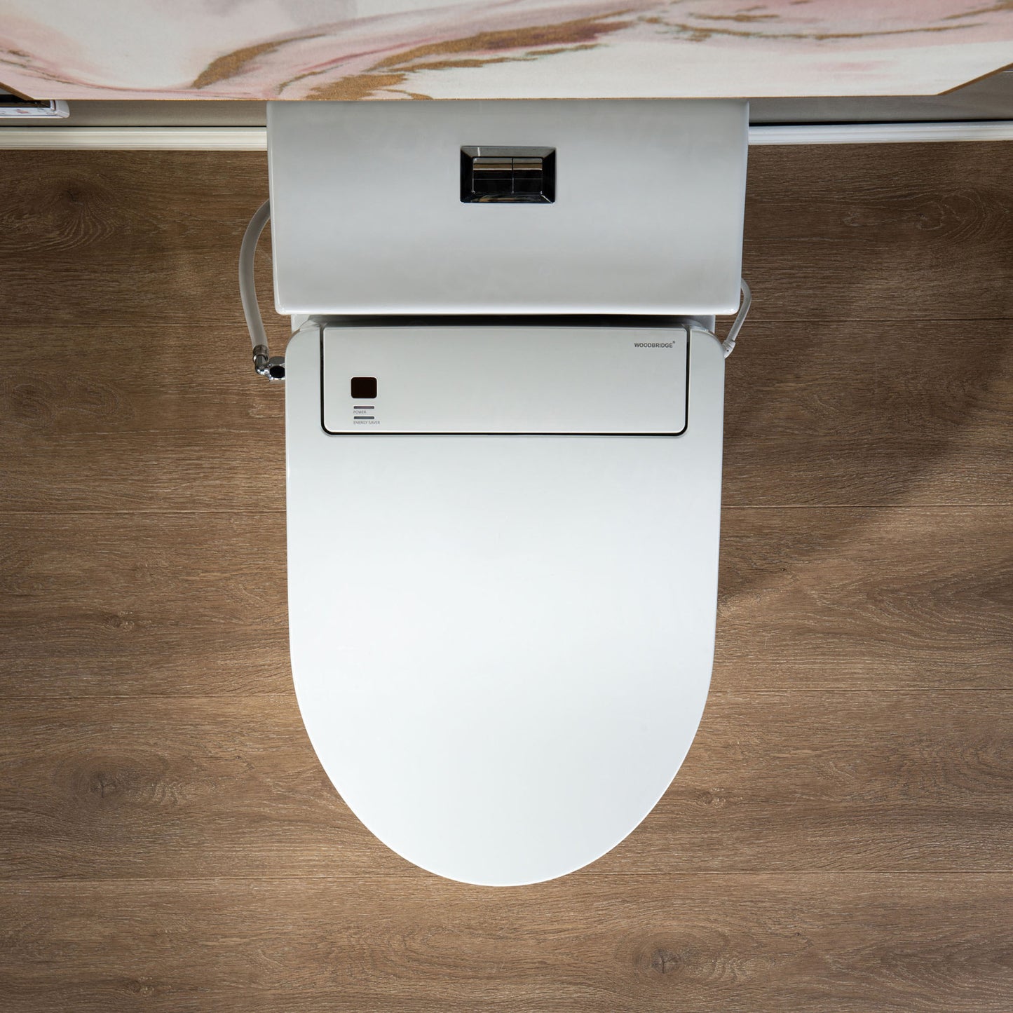 WOODBRIDGE T-0737 | Luxury One-Piece Smart Bidet Toilet | with Heated Seat, Temperature-Controlled Wash & Air Dryer, White