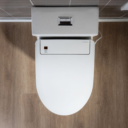 WOODBRIDGE T-0022 | Luxury One-Piece Smart Bidet Toilet | with Heated Seat, Air Dryer & Elongated Bowl, White
