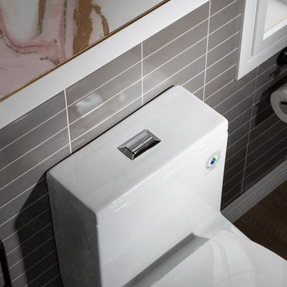 WOODBRIDGE T-0022 | Luxury One-Piece Smart Bidet Toilet | with Heated Seat, Air Dryer & Elongated Bowl, White