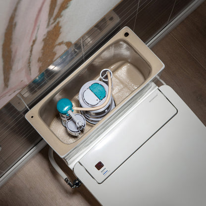 WOODBRIDGE T-0022 | Luxury One-Piece Smart Bidet Toilet | with Heated Seat, Air Dryer & Elongated Bowl, White
