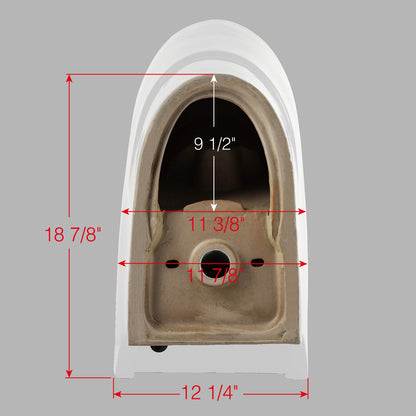 WOODBRIDGE T-0008 | Luxury Smart Bidet Toilet | with Heated Seat, Air Dryer & Temperature-Controlled Wash
