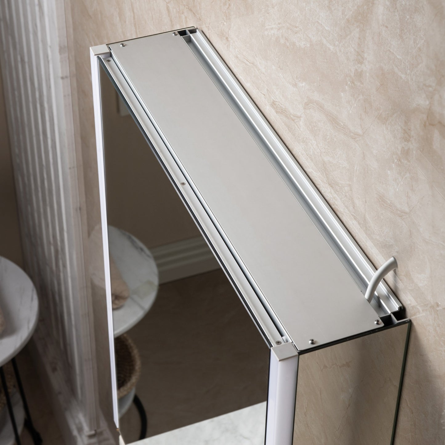 WOODBRIDGE MCL2430 | Frameless Surface Mount Medicine Cabinet | with Mirror Defogger & Soft-Close Door