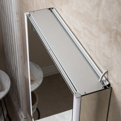 WOODBRIDGE MCL2430 | Frameless Surface Mount Medicine Cabinet | with Mirror Defogger & Soft-Close Door