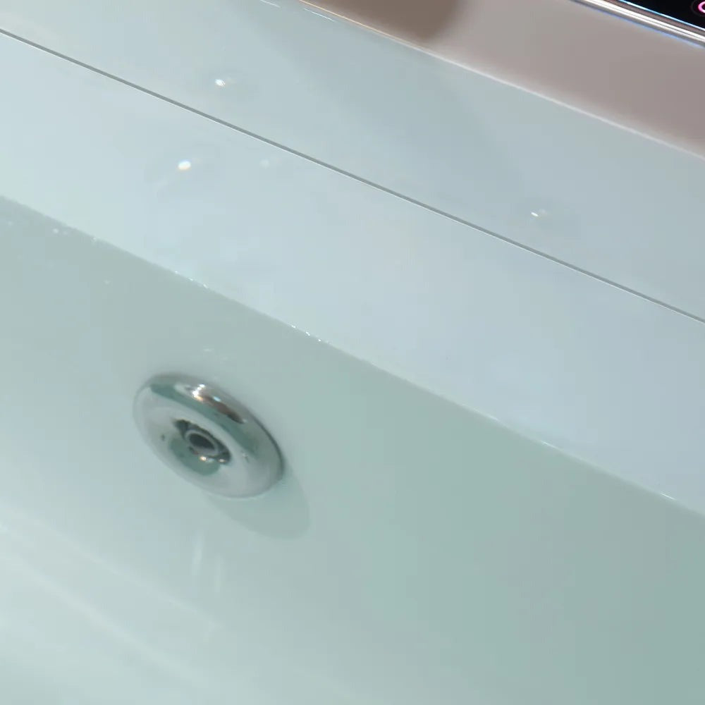 Empava 67" Alcove Whirlpool Tub with Inline Heater | EMPV-67JT351LED