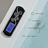 Empava EMPV-71JT351 Empava 71" Whirlpool Bathtub with Hydro Massage, Waterfall, Heater & LED Chromotherapy