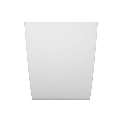White Bathtub Headrest For Empava EMPV-72JT367LED 2-Person Whirlpool Tub