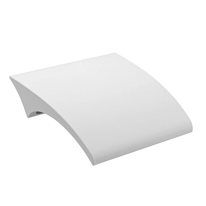 White Bathtub Headrest For Empava EMPV-72JT367LED 2-Person Whirlpool Tub