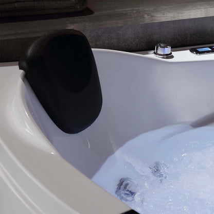 Empava 59" Corner Whirlpool Tub EMPV-59JT319LED | LED & Thermostatic Control