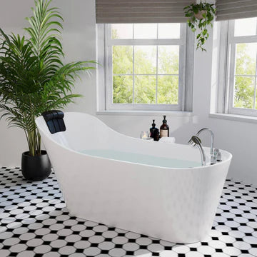 Empava 67AIS09 - 67" Freestanding Whirlpool Bathtub W/ Reversible Drain