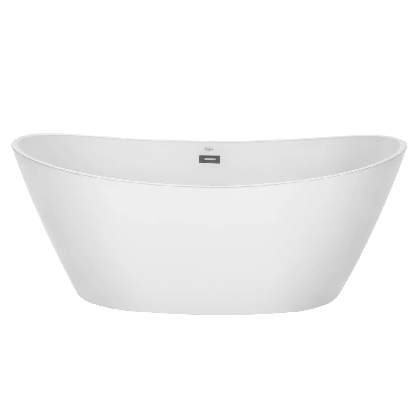 Empava 67" Luxury Freestanding Soaking Bathtub with Center Drain | EMPV-67FT1518