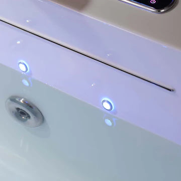Empava 67" Alcove Whirlpool Tub with Inline Heater | EMPV-67JT351LED