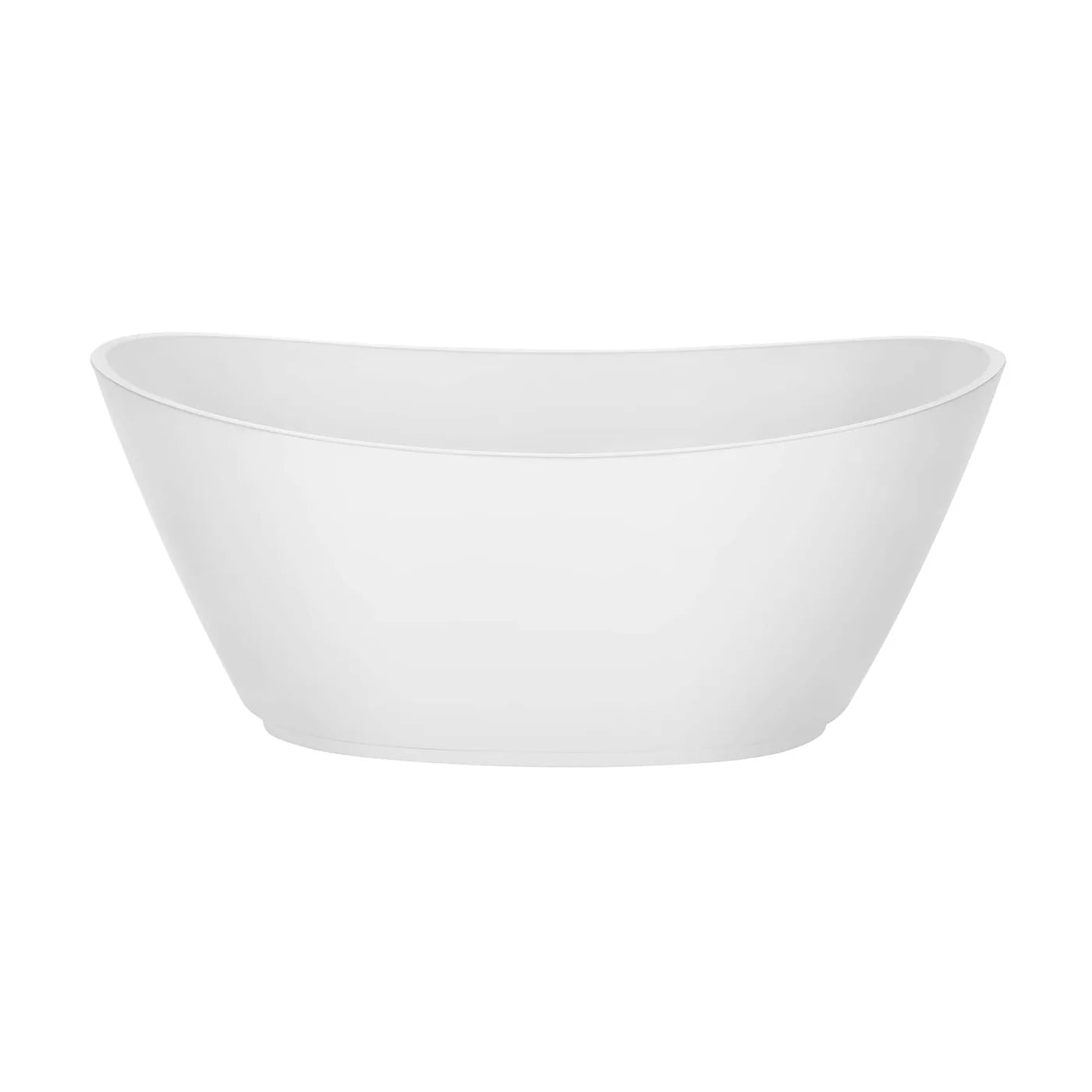 Empava EMPV-69FT1603 | 69" Contemporary Freestanding Soaking Bathtub | White Acrylic with Center Drain