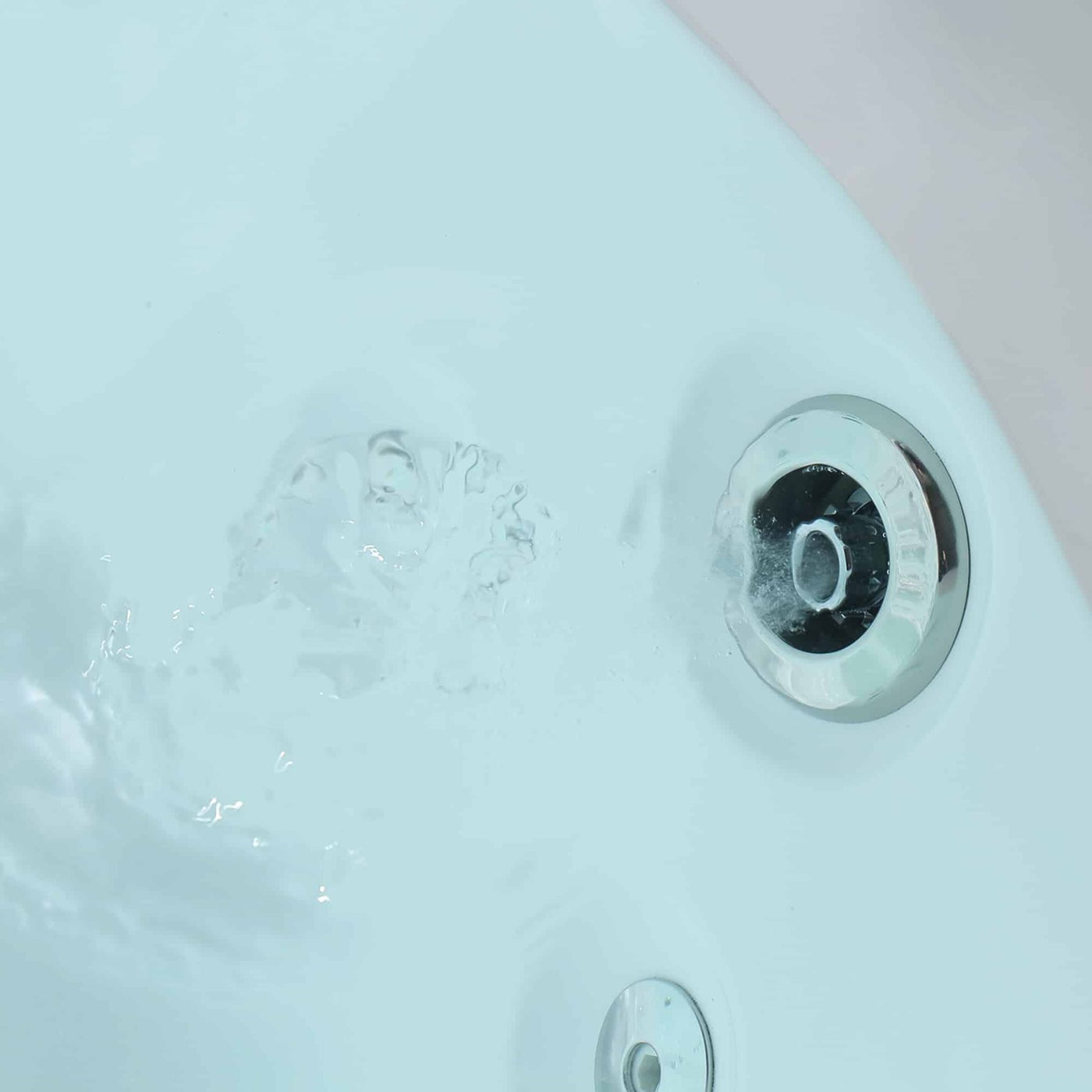 Empava EMPV-71JT667B | 71" x 47" Alcove Whirlpool Tub | 16-Jet Hydro-Massage | 2-Person Left Drain Bathtub