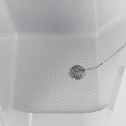 Empava 54" Alcove Soaking Walk-In Bathtub | Low Threshold Safety | EMPV-54WIT09