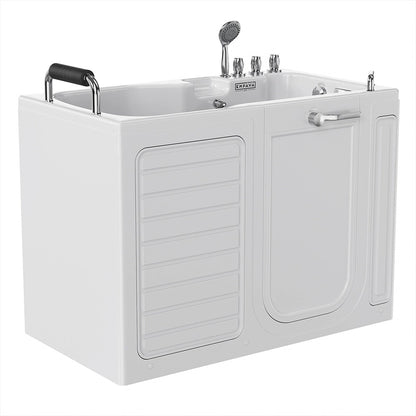Empava 54" Alcove Soaking Walk-In Bathtub | Low Threshold Safety | EMPV-54WIT09