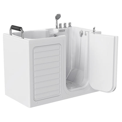Empava 54" Alcove Soaking Walk-In Bathtub | Low Threshold Safety | EMPV-54WIT09