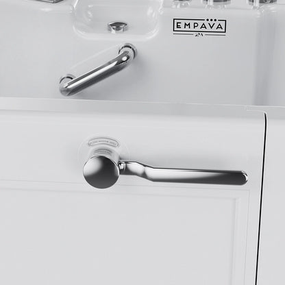 Empava 54" Walk-In Whirlpool Tub | Inline Heater | EMPV-54WIT08
