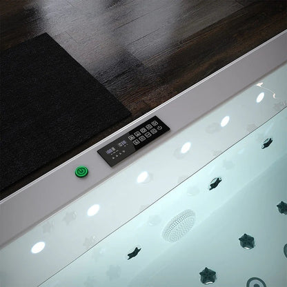 Empava 75" 2-Person Freestanding Whirlpool & Air Massage Tub | EMPV-75JT901